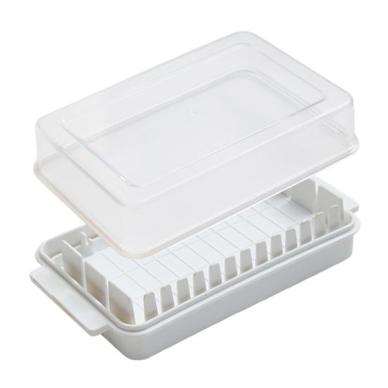 Масленка Держатель для сливочного масла с прозрачной крышкой Блюдо для масла для холодильника Не содержит БФА Подставка для хранения масла для сыра маргарина