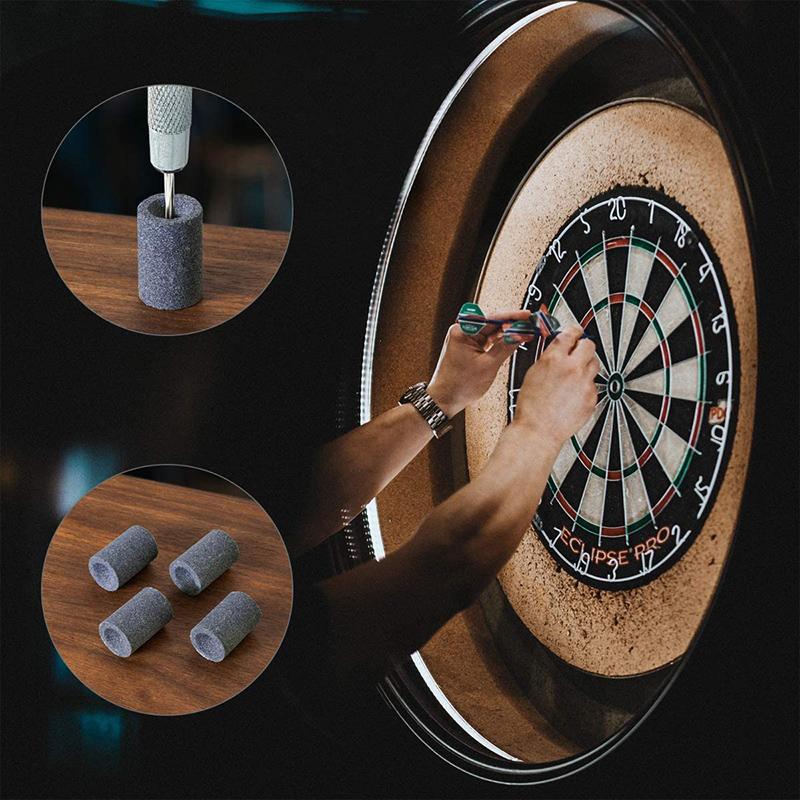 5pcs Portable Professional Darts Sharpener for Steel Tip Multi-function Sharpener Stone Dart Accessories Sandstone Whetstone