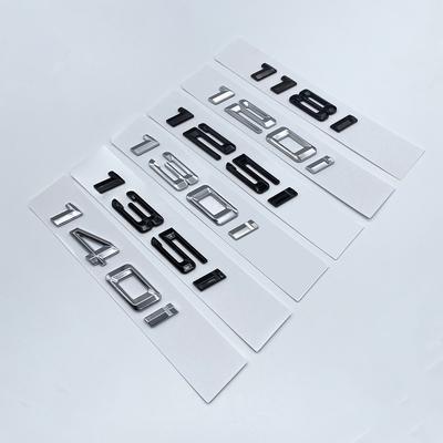 Старые цифры шрифта, буквы 116i, 118i, 120i, 125i, 128i, 130i, 135i, 140i, верхняя эмблема ABS для BMW 1 серии, табличка на багажник автомобиля, наклейка с логотипом