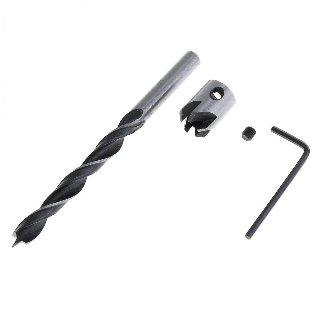 Набор пятизубых зенкеров для дерева и сверл для снятия заусенцев (4 шт./7 шт.)