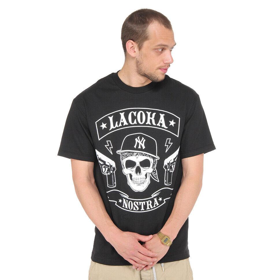 Черная футболка унисекс La Coka Nostra MC NY