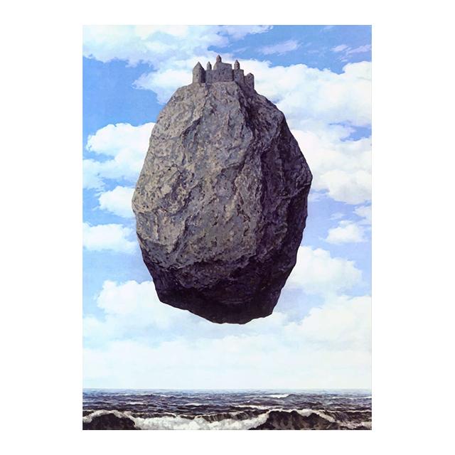 Rene Magritte Canvas Painting Surrealism Classic Artwork Reproduction Posters Print Wall Art Picture Home Decor for Living Room