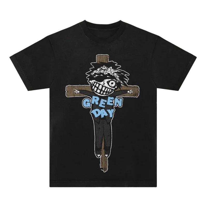 Personalized Women's Green Day Punk Rock Band Printed Men's and Women