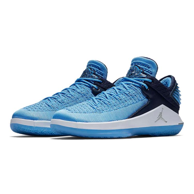 Jordan Детские баскетбольные кроссовки Air Jordan 32 Low Carolina Blue для подростков AA1257-401