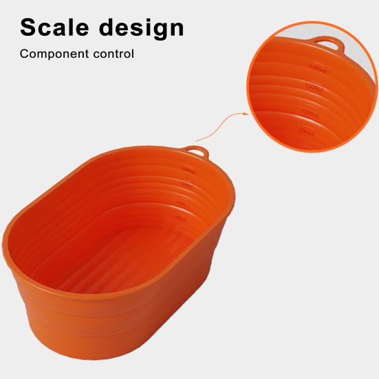 Силиконовая корзина для брожения хлеба, круглая овальная коробка для расстойки теста, безопасная складная духовка, принадлежности для выпечки на закваске для дома