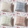 Fine herringbone pattern Cushion Cover Premium Comfort Reversible Pillow Cove Two in One Design for Any Room  Car Interior