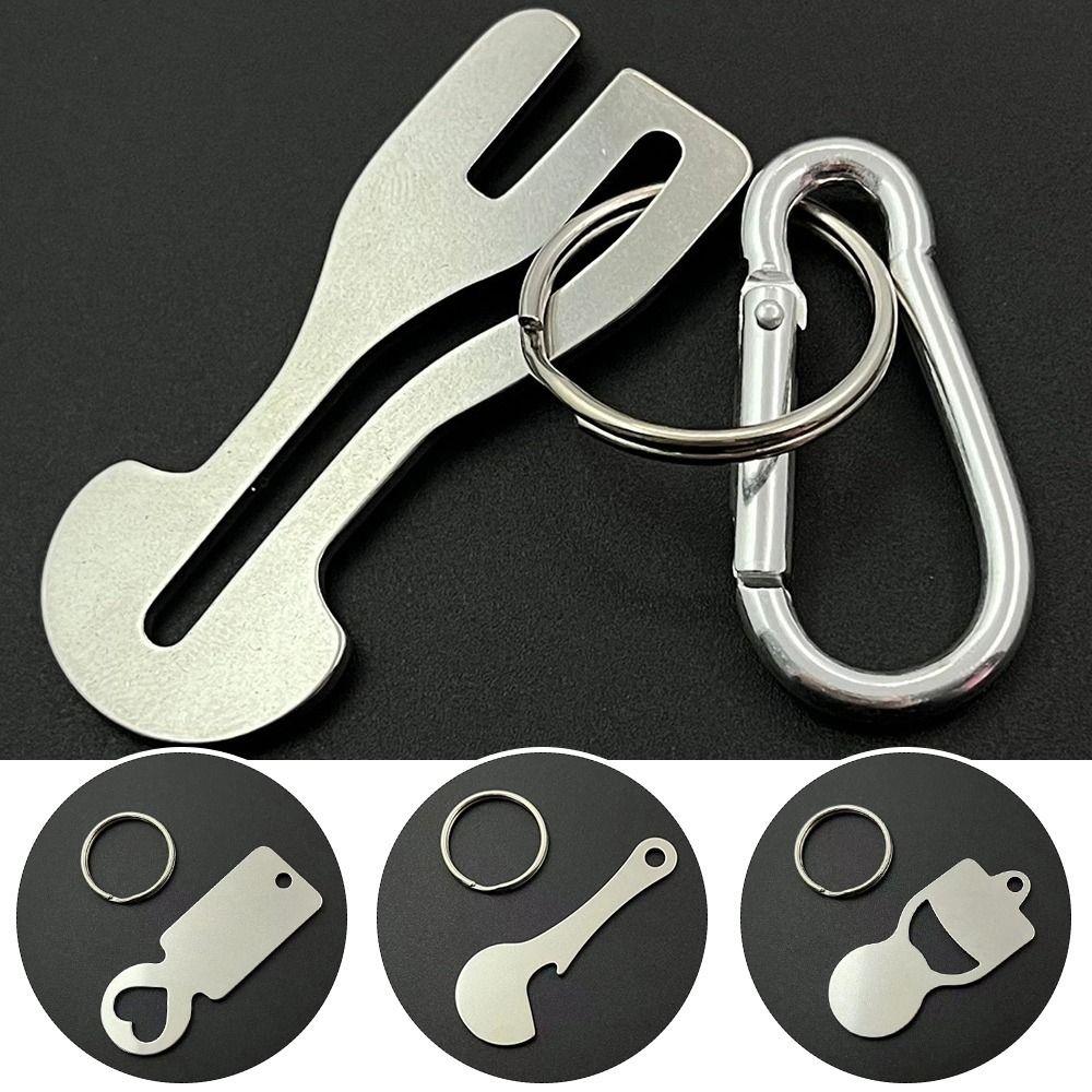 Removable Shopping Trolley Tokens Stainless Steel Shopping Carts Key Release Key Keychains
