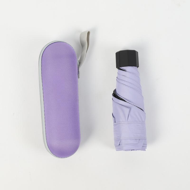 Компактный зонт двойного назначения с УФ-защитой от солнца и дождя, портативный складной солнцезащитный козырек с принтом