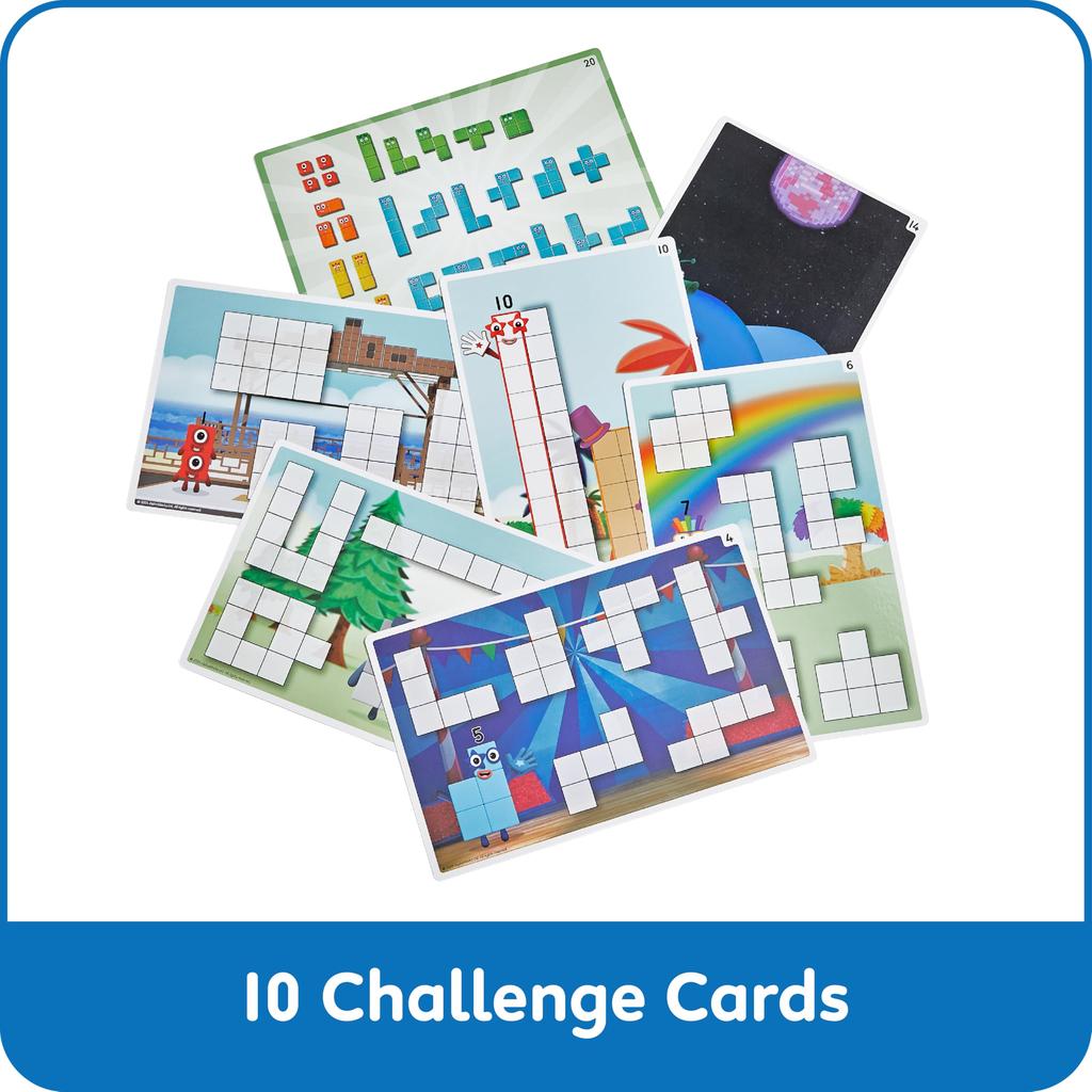 Numberblocks Wooden Block Activity Number Educational Authentic Set, Play, Toy, 96932,