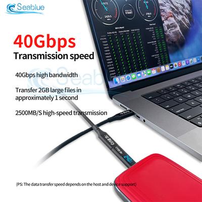240 Вт светодиодный дисплей USB 4.0 80 Гбит/с USB C на Type C OTG-адаптер 8K 60 Гц 5A быстрая зарядка для iPhone 15 16 Pro HUAWEI MacBook