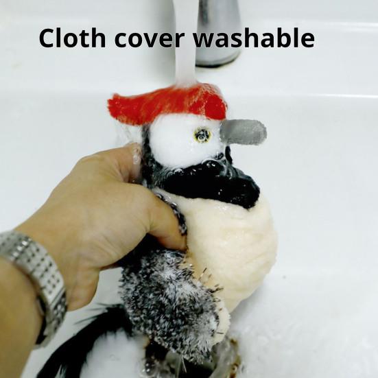 Электрическая игрушка для кошек, плюшевые животные-стимуляторы с вибрацией и щебечущим звуком, активируемая прикосновением, интерактивная игрушка-дразнилка для домашних кошек и собак