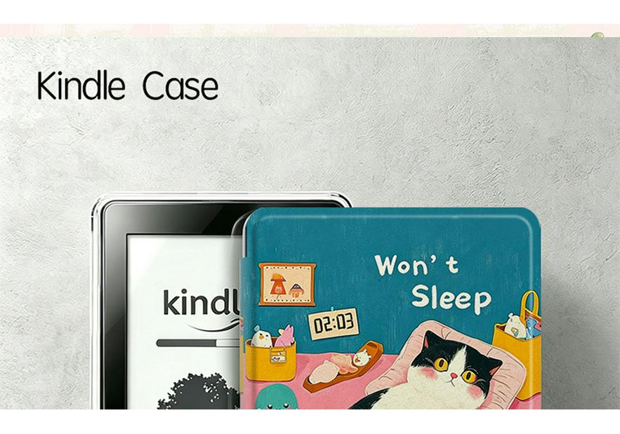 Чехол-книжка Kindle E-reader Youth Edition, магнитный, съемный, защитный, для KPW1-6, с функцией сна.