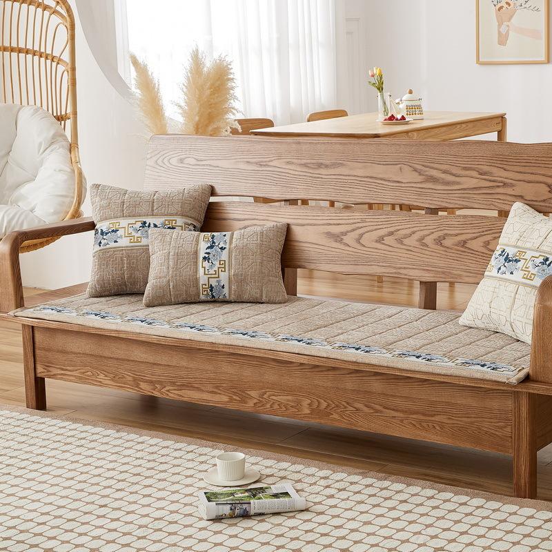 Новые подушки для сидений в китайском стиле, синель, твердая древесина, красное дерево, диванная подушка, противоскользящая ткань, бытовая подушка, утолщенная универсальная подушка для четырех сезонов