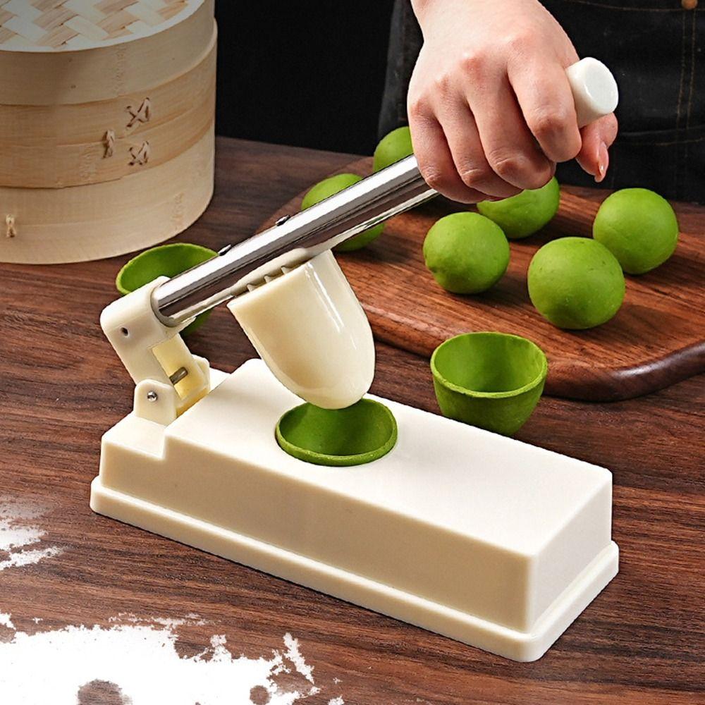 Oval Sweet Green Rice Balls Skin Molds Hand Press Dough Press Maker Party