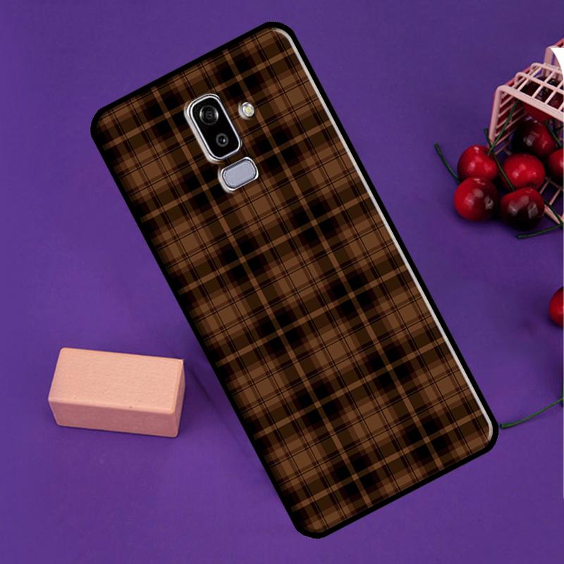 Коричневый Клетчатый Чехол Для Samsung Galaxy M35 M55 M15 M56 M36 M16 M31 M11 M13 M53 M12 M32 M52 M14 M34 M54 M06