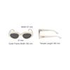 Bottega Veneta Fashion Casual Sunglasses White Cat Eye Unisex sunglasses BV1031S003