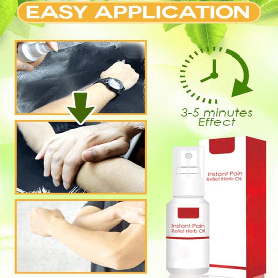 60 мл обезболивающий спрей, эффективное, глубокое проникновение, без стимуляции, мгновенное обезболивающее травяное масло