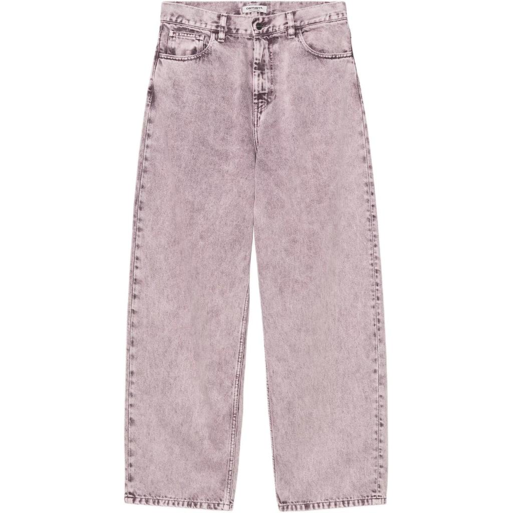 Carhartt WIP Ss26 W Джинсы Брэндон Свободные Удобные Плотные Повседневные На молнии Женские брюки I033746-3J1-5F
