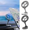 Car Phone Holder 360 Degree Rotating Magnetic Mount Metal Navigation Stand