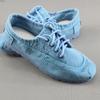 Модные носимые модели Four Seasons Sepatu Kain Tua Sepatu Kanvas Denim + Sol Dalam Bordir Tangan Murni