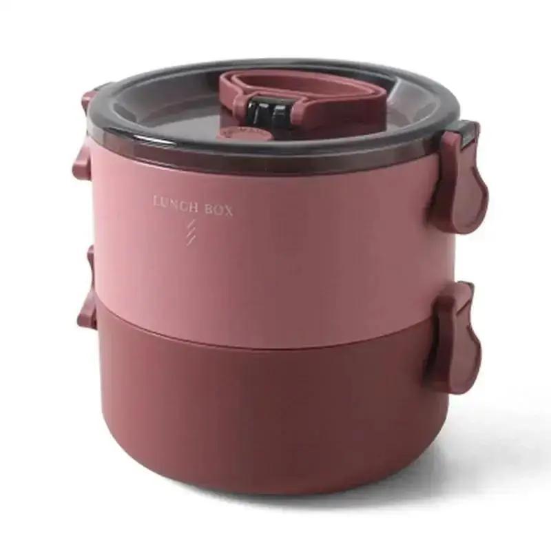 1/2-слойный Ланч-бокс Контейнер для еды Контейнер для закусок Ланч-бокс для еды Контейнер для хранения еды Термос Ланч-бокс