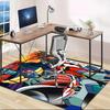 1pc UFO Robot Grendizer2 Design Area Rug - Non-Slip, Soft & Cozy Floor Mat for Living Room, Bedroom, Office - Indoor/Outdoor Decorative Carpet