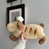 Baguette Dog Dog Cute Plush Puppy Chef Dog Doll Soft Sleeping with Long Pillow Cure