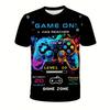 Новая футболка с 3D-принтом Game Graphic для мужчин и детей, весенние футболки с короткими рукавами для GamePad, летние уличные повседневные футболки