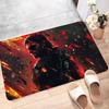 Metal Gear Floor Mat INS Style Soft Bedroom Floor House Laundry Room Mat Anti-skid Household Carpets