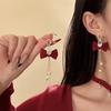 Элегантное Жемчужное Ожерелье с Подвеской-Бантом, Усыпанным Алмазами - Уникальный Дизайн для Женщин