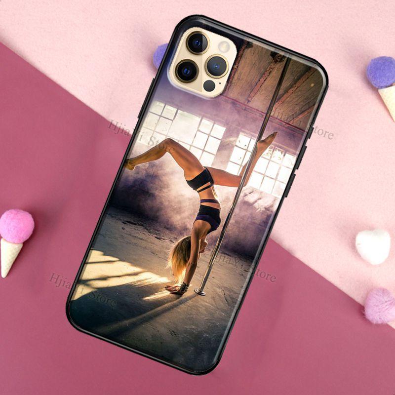 Танцы на пилоне Фитнес Чехол для iPhone 11 Pro Max 12 13 mini X XS XR 7 8 Plus SE 2020 Чехол для iPhone 13 Pro