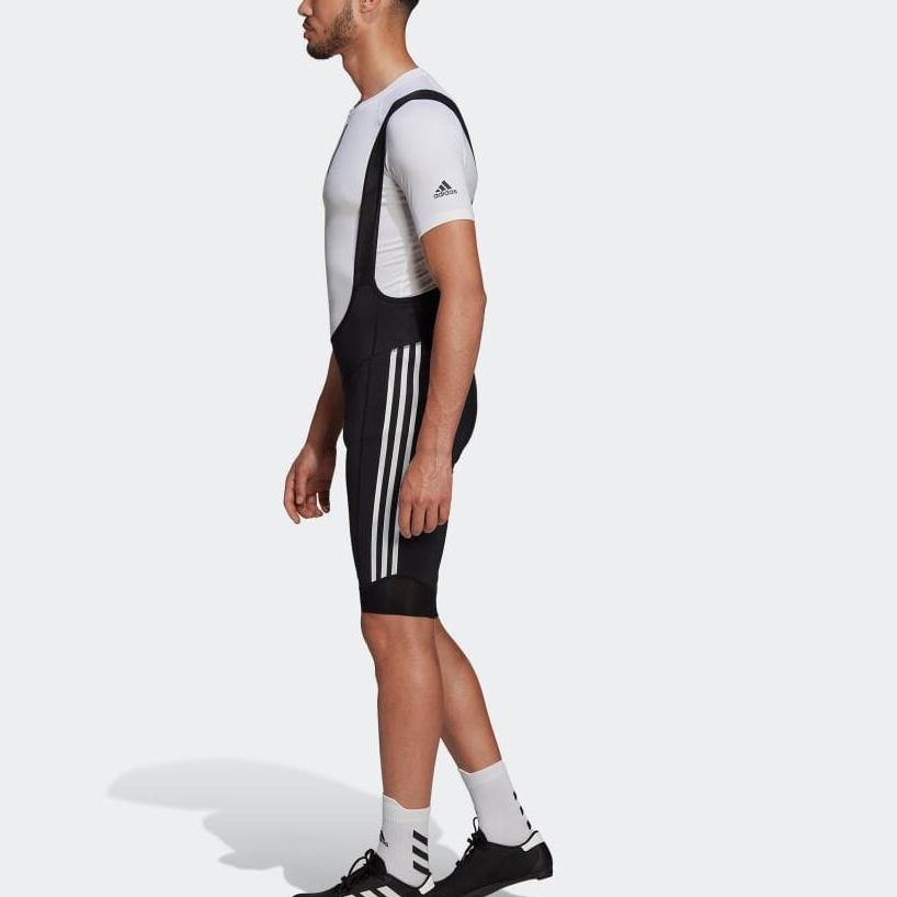 adidas Велошорты с лямками и памперсом Мужские Черно-белые GP8636