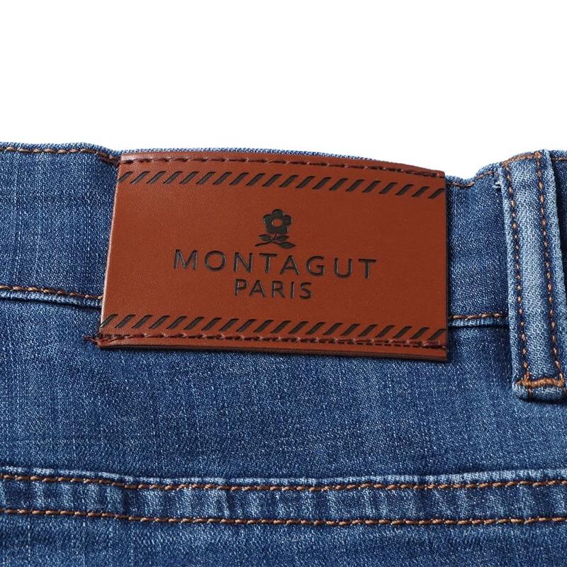 Мужские джинсы прямого кроя из эластичного денима MONTAGUT