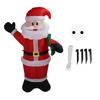 Надувной Санта-Клаус с подсветкой 1,8 м из полиэфирного волокна надувной Санта-Клаус для места проведения мероприятия