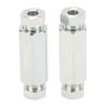 2Pcs Set Brake Pipe Connectors 38in Inline Female Male Nuts Replacement for British USA Cars PRE