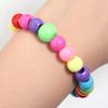 50pcs/bag Colorful Acrylic Beads Big Hole Beads For DIY Jewelry Making Bracelet Necklace Accessories Round Opaque Spacer Beads