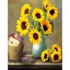 5D DIY алмазная живопись ваза для цветов полная круглая дрель Алмазная вышивка мозаика Подсолнух вышивка крестиком домашний настенный художественный декор ремесла