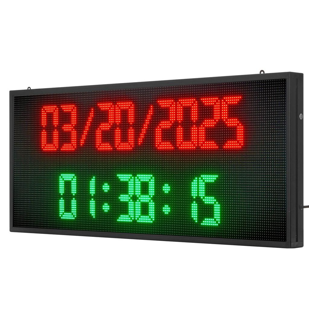 40x18in Programmable LED Sign Digital Scrolling Display Board P6 Fullcolor