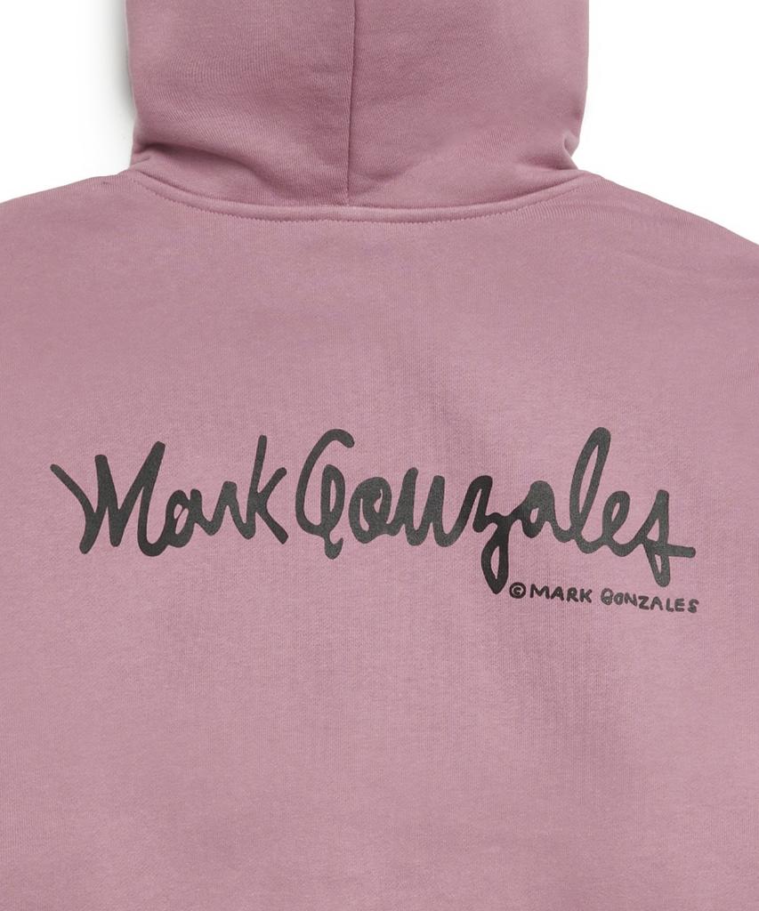 Mark Gonzales Толстовка на молнии с нашивкой-ангелом - Инди-розовый