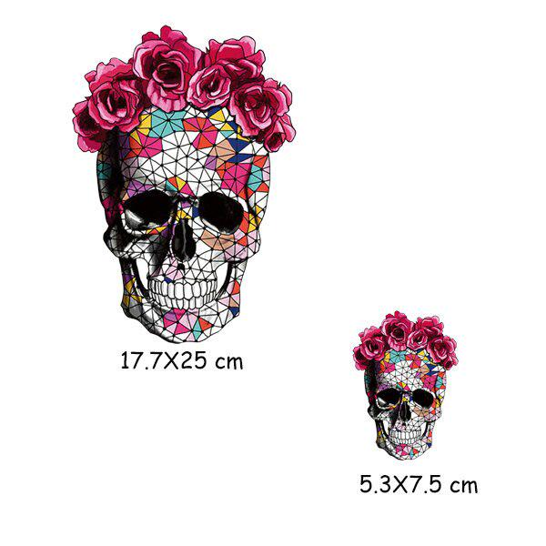 2 шт./компл., железные нашивки с черепами и ананасами для одежды, моющиеся аксессуары «сделай сам», теплопередающие значки