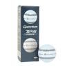 TaylorMade Golf Ball TP5 Stripe SV Sleeve (Pack of 3) (WhiteFFMen's)