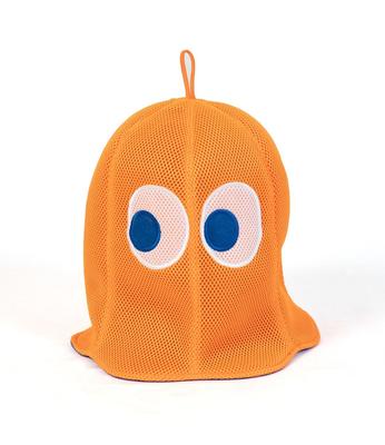 Шляпа для бани на 45-летие Ghost Sauna Hat с изображением и Pinky [Primal Blue] PAC-MAN, Pac-Man в полный рост, Inky, Clyde, (оранжевый)