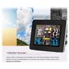 Wireless temperature and humidity meter weather clock home thermometer weather station LCD  wall mounted large color screen