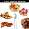 Щипцы для ножниц для барбекю Щипцы для гриля Щипцы для ножниц с длинной ручкой Зажим для салата и угля Зажим для мяса Щипцы для барбекю Кухня