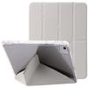 For iPad Air 13 (2025)/(2024) Cover PU Leather Origami Stand Clear Tablet Shell