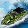 GPS Fishing Bait Boat with Single Bait Containers Automatic Bait Boat with Remote Control