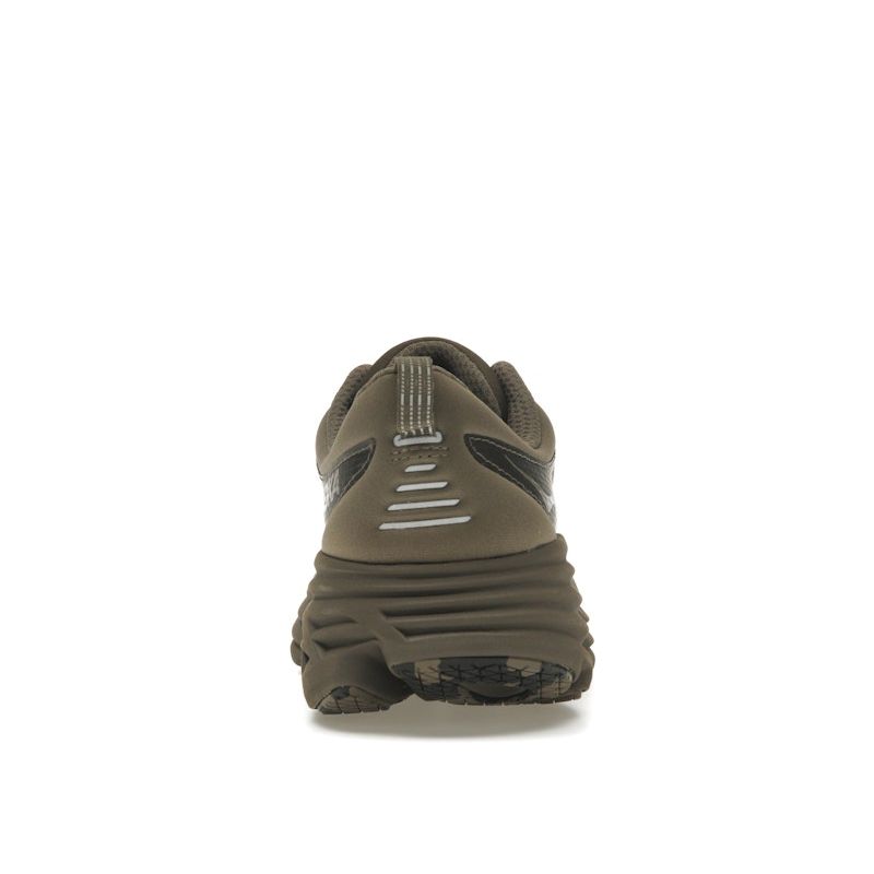 Кроссовки HOKA Bondi 8 Caged Stealth Tech Pack унисекс коричневые умбра темно-умбра 1155391-UBR