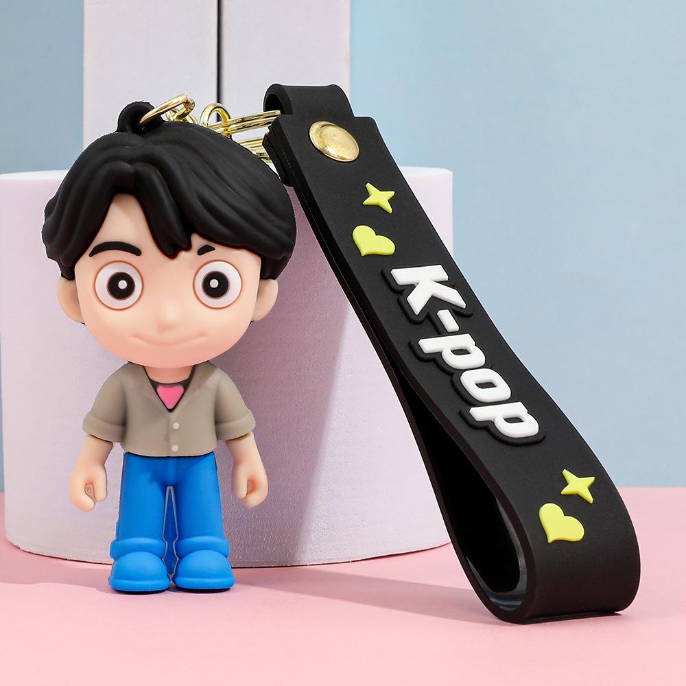 Аниме фильм Kpop Охотники на демонов Девушки Дерпи Брелоки Кукла Милый Тигр Экшн Модель Игрушка Коллекция Подарки