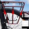 Cycling Cargo Rack Luggage Touring Carrier Racks 25KG Capacity Heavy Duty Steel Cycling Front Pannier Rack Cycling Equipment