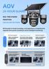 Solar 4G Outdoor HD Smart Surveillance Camera with Alarm and Recording
